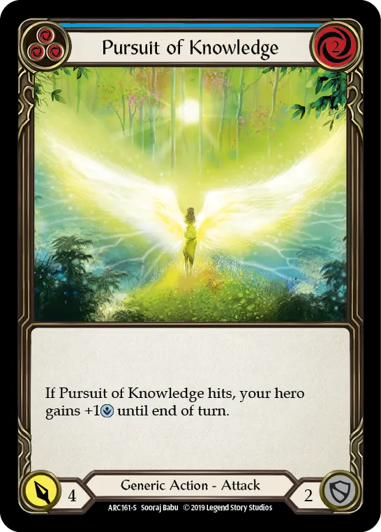 Card: Pursuit of Knowledge (blu)
