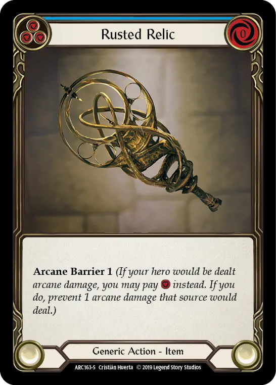 Card: Rusted Relic (blu)