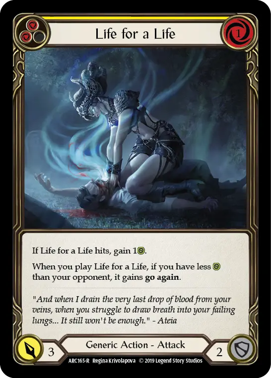 Card: Life for a Life (yel)