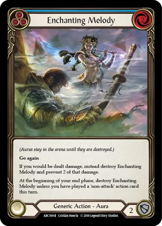 Card: Enchanting Melody (blu)