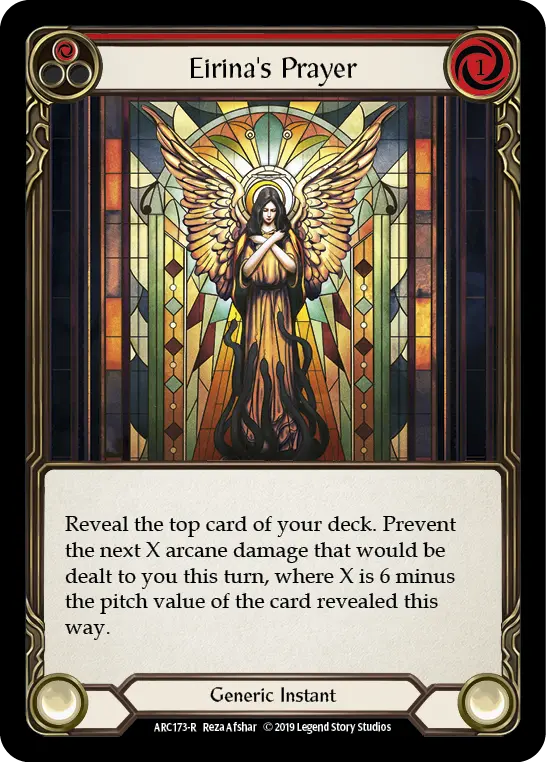 Card: Eirina's Prayer (red)