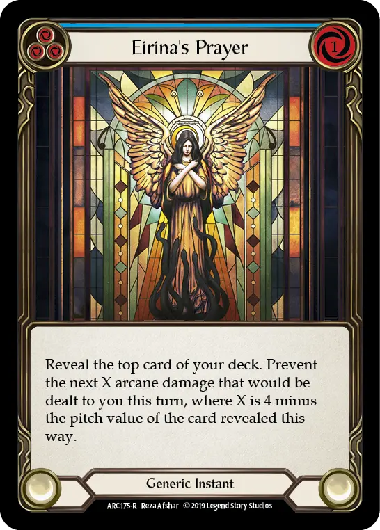 Card: Eirina's Prayer (blu)