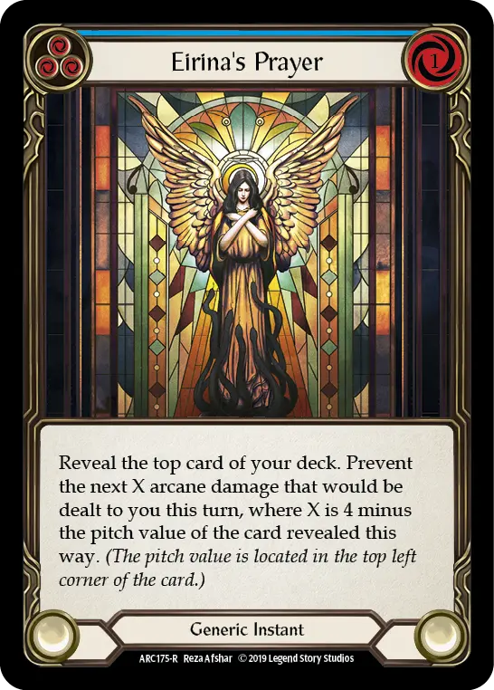 Card: Eirina's Prayer (blu)
