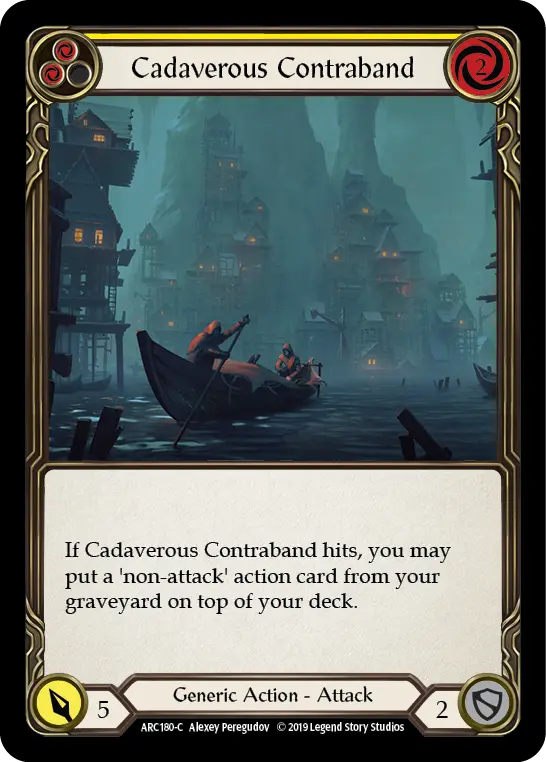 Card: Cadaverous Contraband (yel)