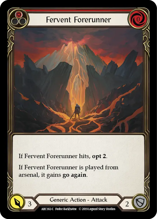 Card: Fervent Forerunner (red)