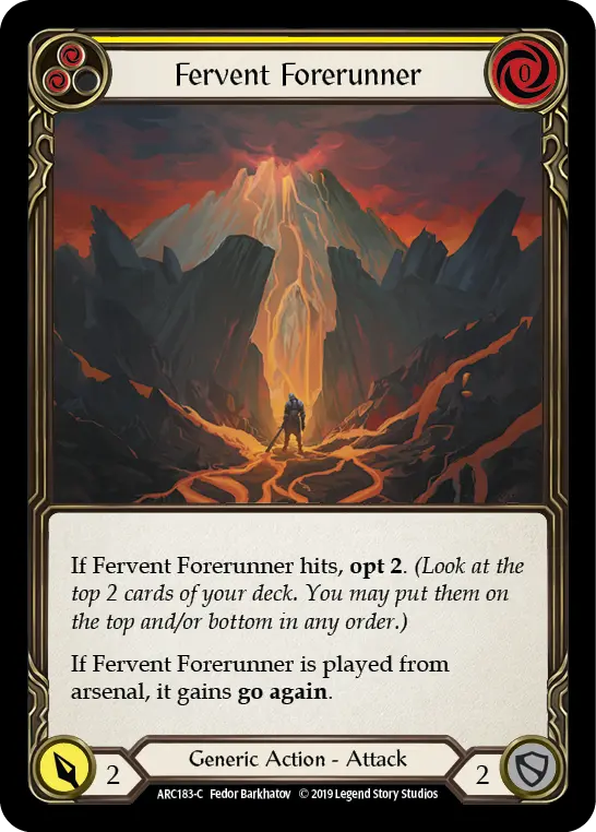 Card: Fervent Forerunner (yel)