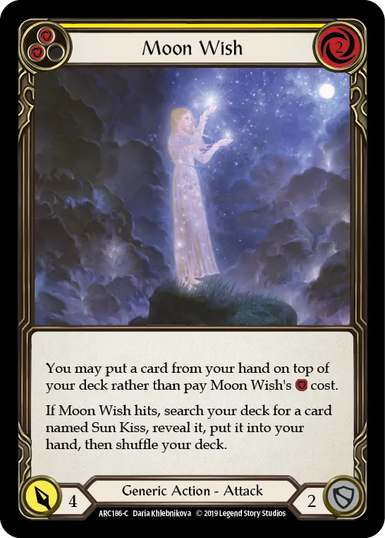 Card: Moon Wish (yel)