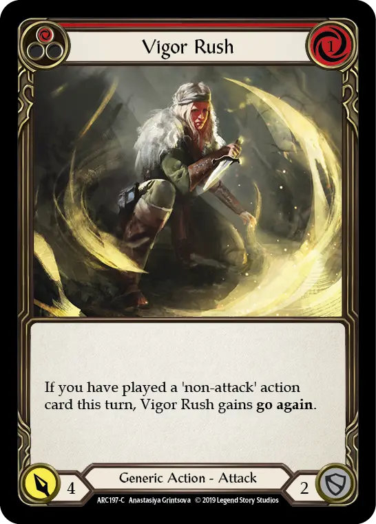 Card: Vigor Rush (red)