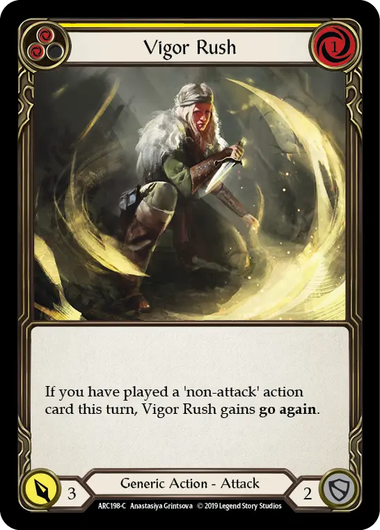 Card: Vigor Rush (yel)