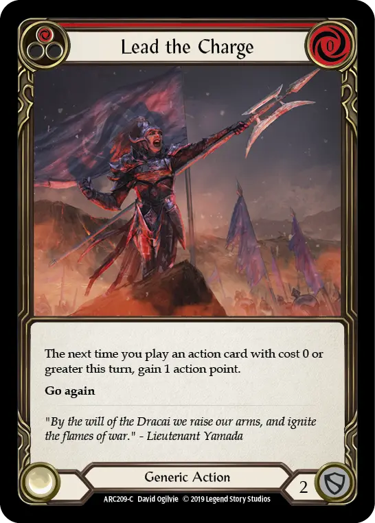 Card: Lead the Charge (red)