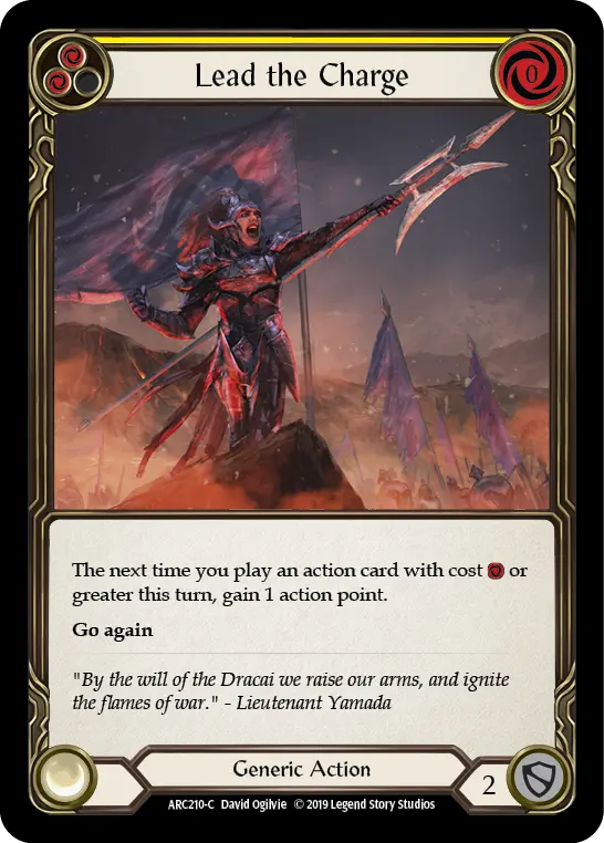 Card: Lead the Charge (yel)