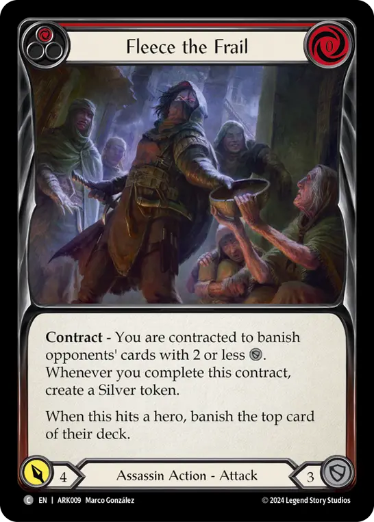 Card image of Fleece the Frail (Red)