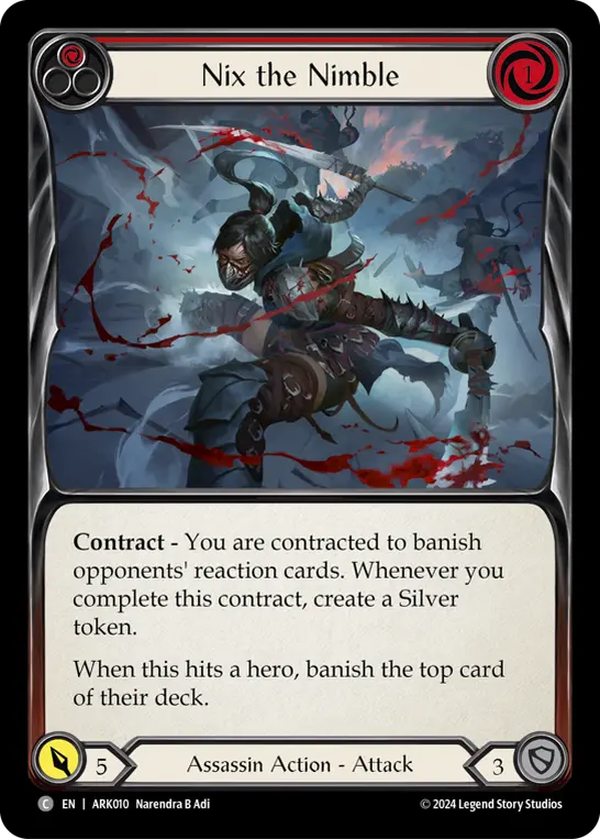 Card: Nix the Nimble (red)