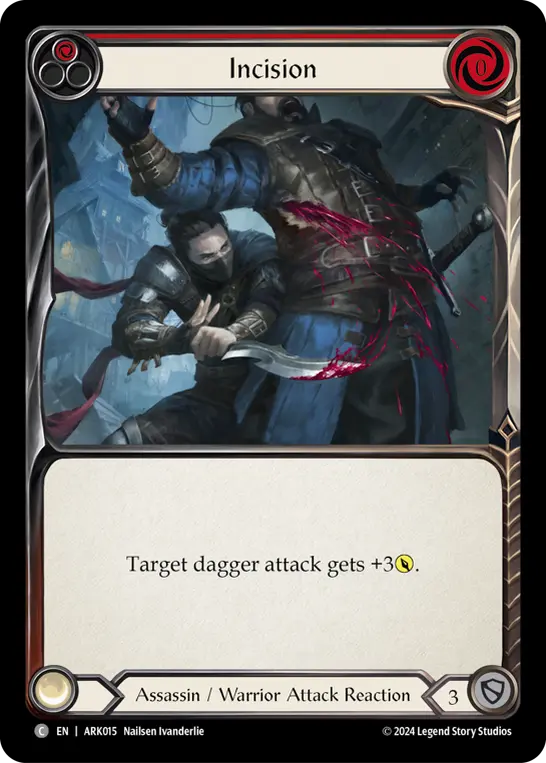 Card image of Incision (Red)
