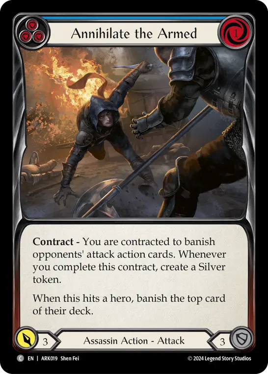 Card: Annihilate the Armed (blu)
