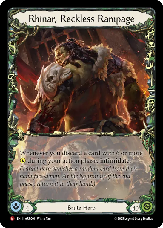 Card: Rhinar, Reckless Rampage