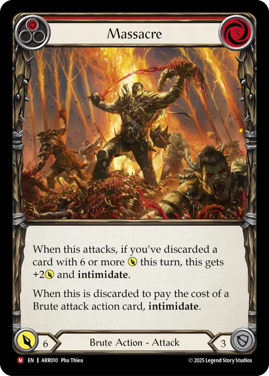Card: Massacre (red)