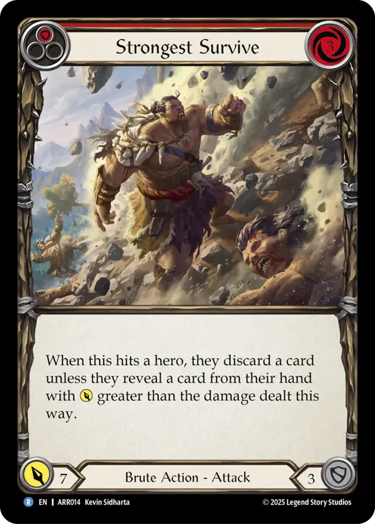 Card: Strongest Survive (red)