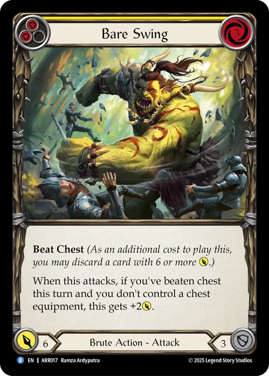 Card: Bare Swing (yel)