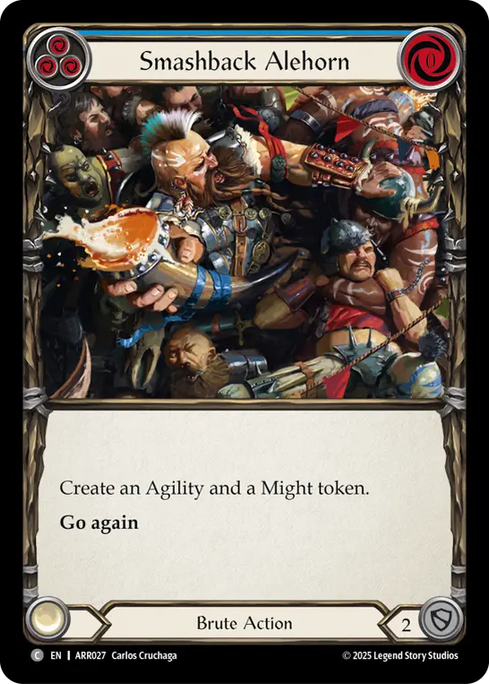 Card: Smashback Alehorn (blu)