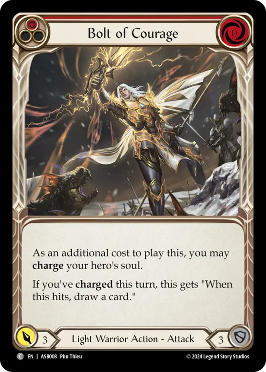 Card: Bolt of Courage (red)