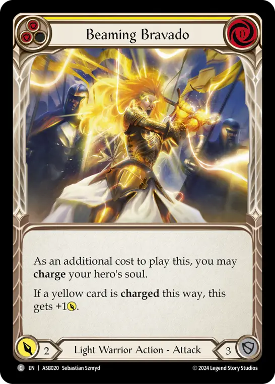Card: Beaming Bravado (yel)