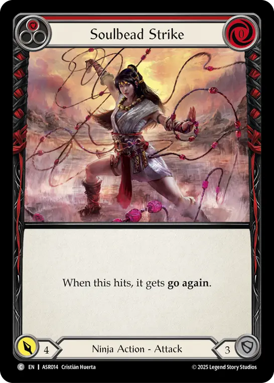 Card: Soulbead Strike (red)