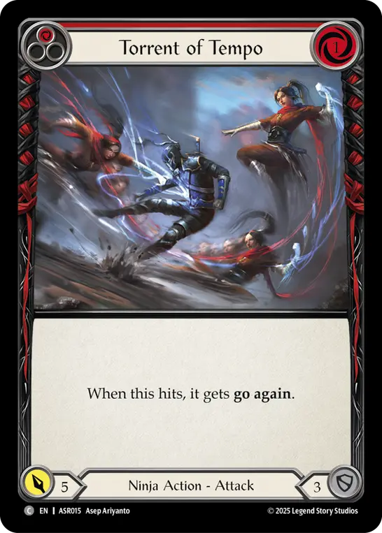 Card: Torrent of Tempo (red)