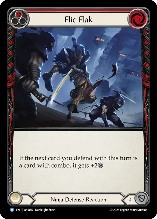 Card: Flic Flak (red)