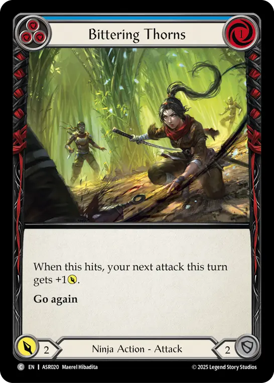 Card image of Bittering Thorns (Blue)
