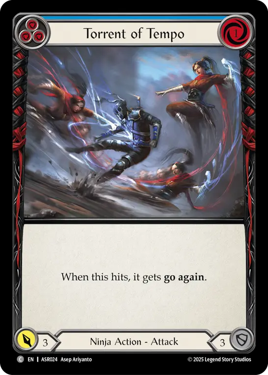 Card: Torrent of Tempo (blu)