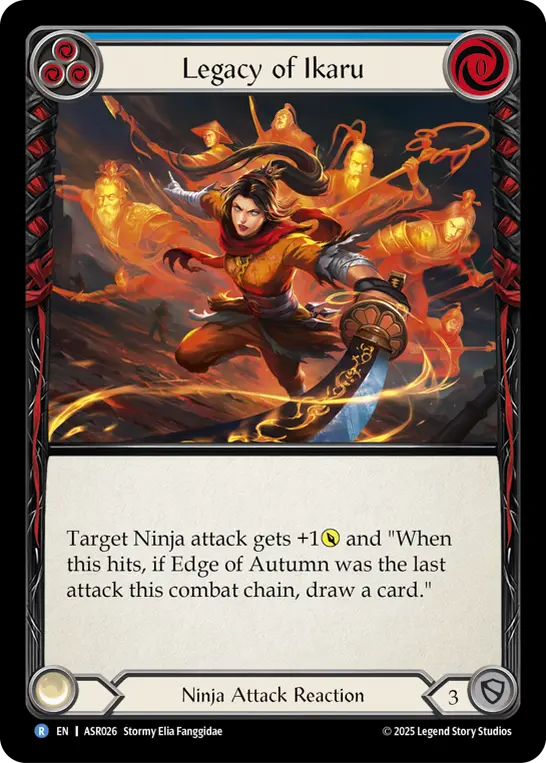 Card image of Legacy of Ikaru (Blue)