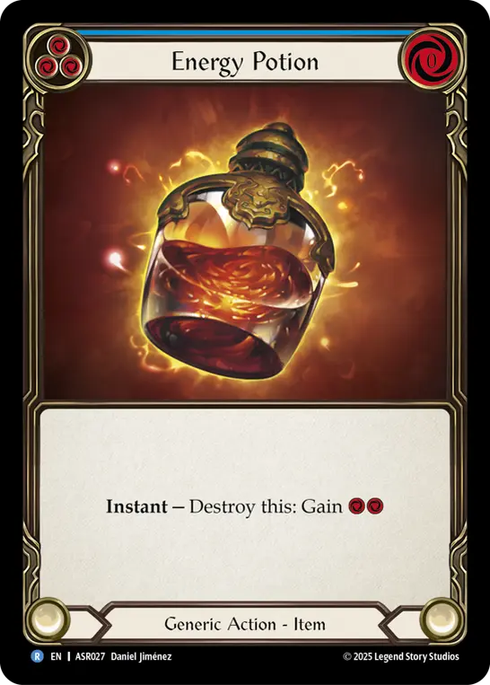 Card: Energy Potion (blu)