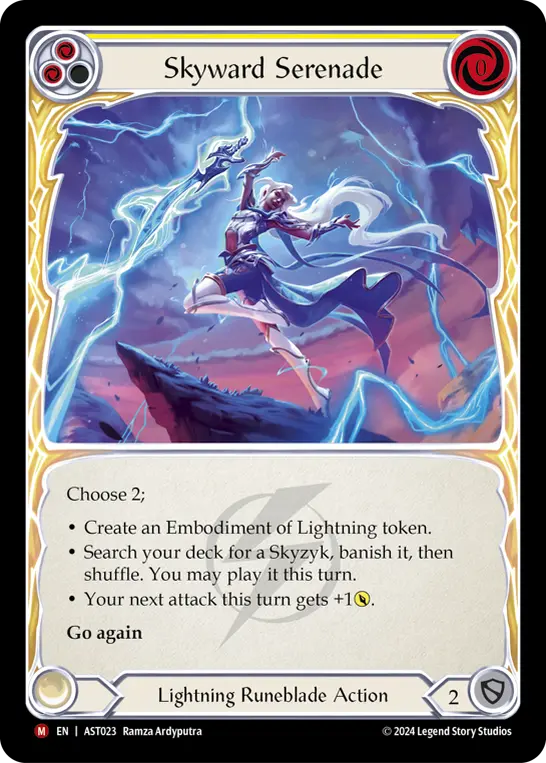 Card: Skyward Serenade (yel)