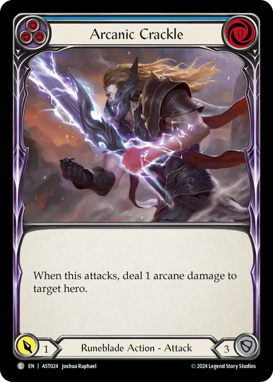 Card: Arcanic Crackle (blu)