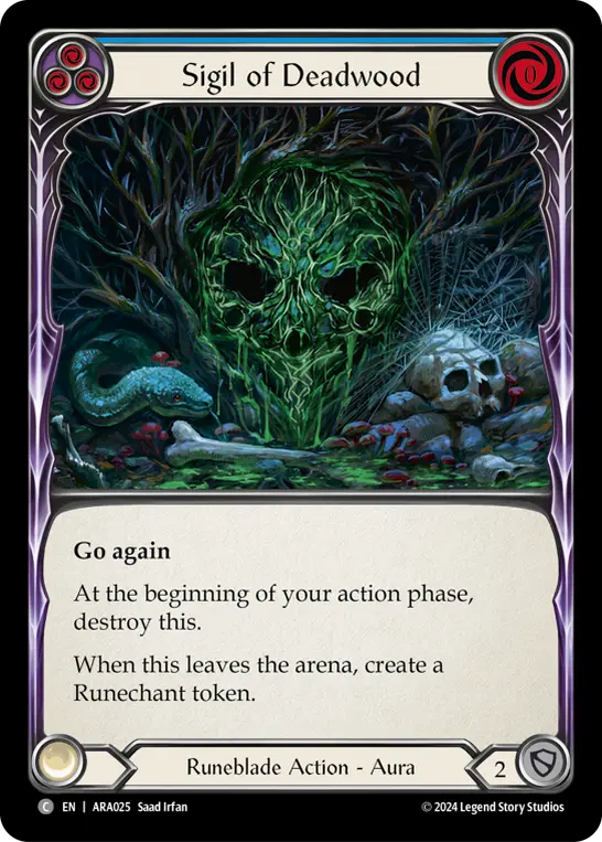 Card: Sigil of Deadwood (blu)