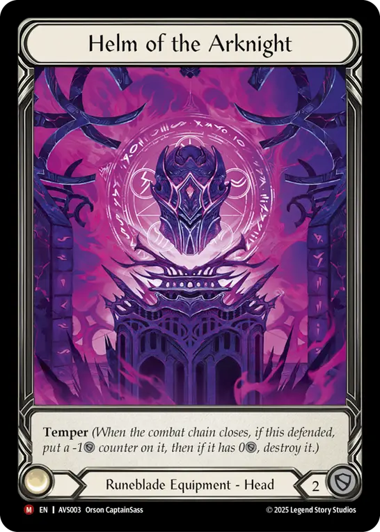 Card: Helm of the Arknight