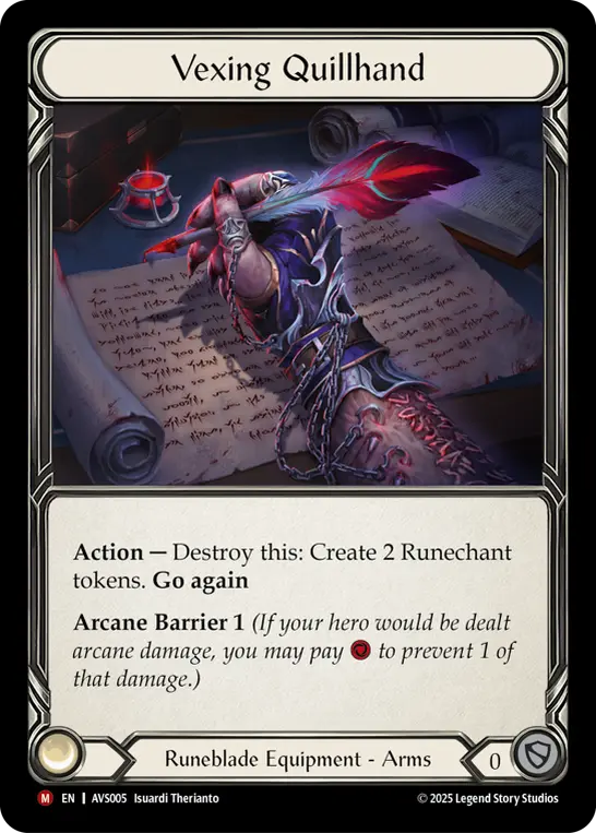 Card: Vexing Quillhand