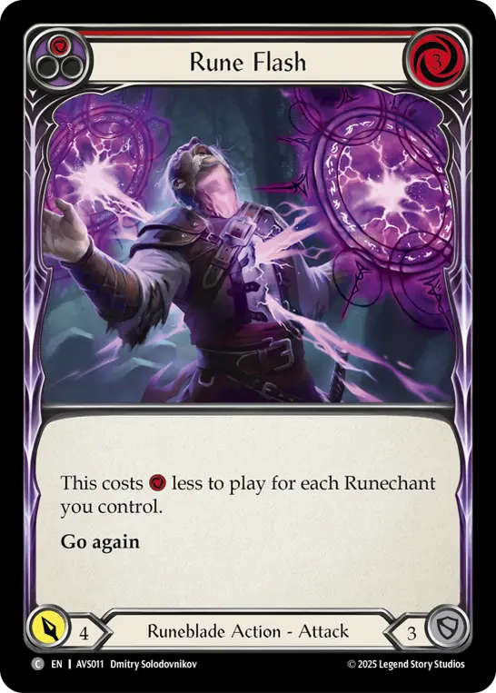 Card: Rune Flash (red)