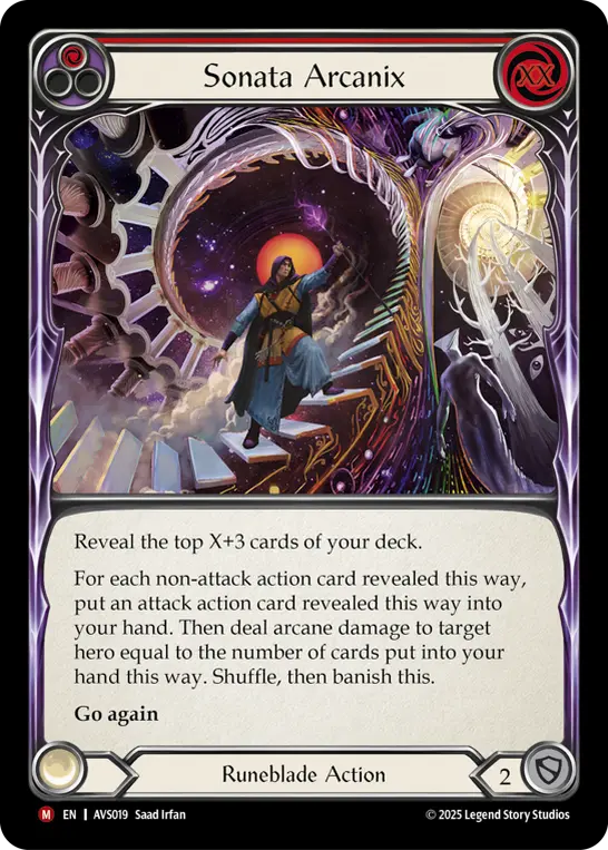 Card: Sonata Arcanix (red)