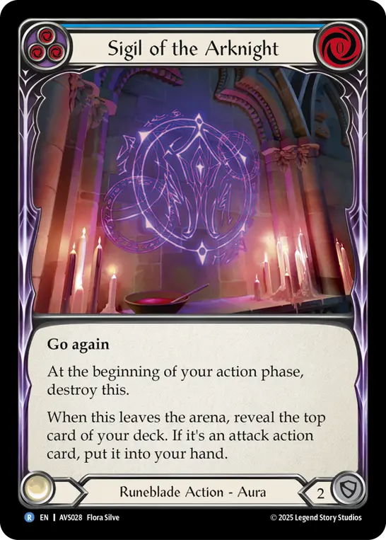 Card: Sigil of the Arknight (blu)