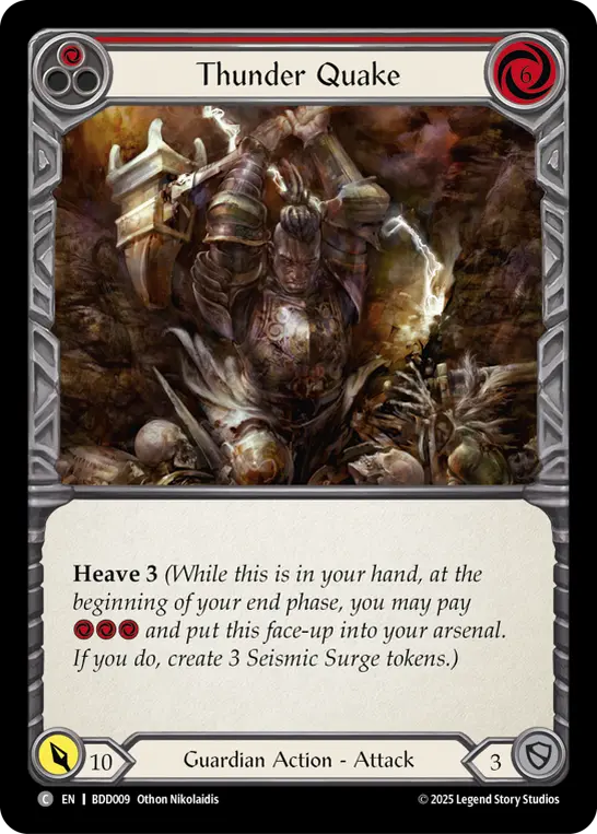 Card: Thunder Quake (red)