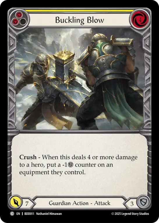 Card: Buckling Blow (yel)