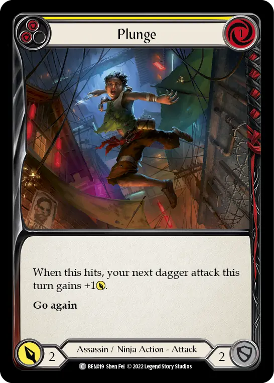 Card: Plunge (yel)