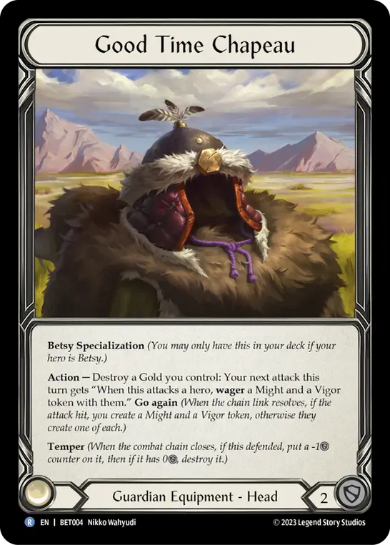 Card: Good Time Chapeau