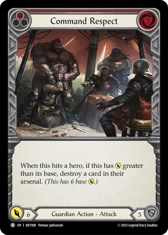 Card: Command Respect (red)