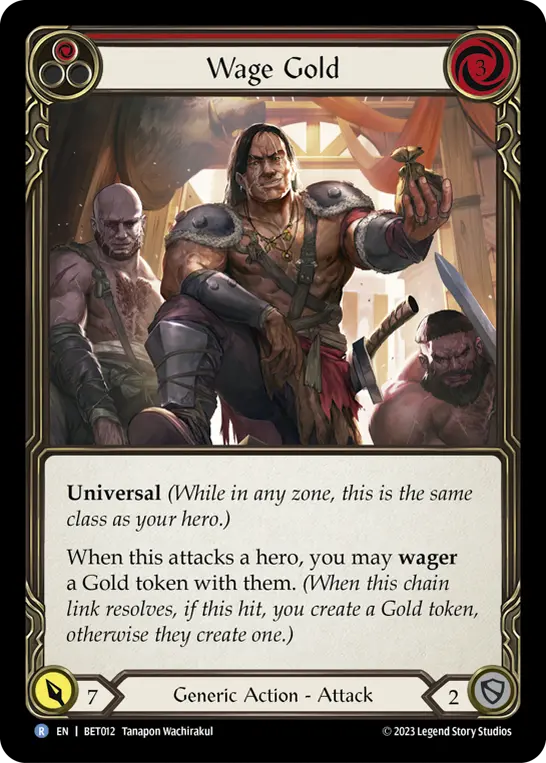 Card: Wage Gold (red)