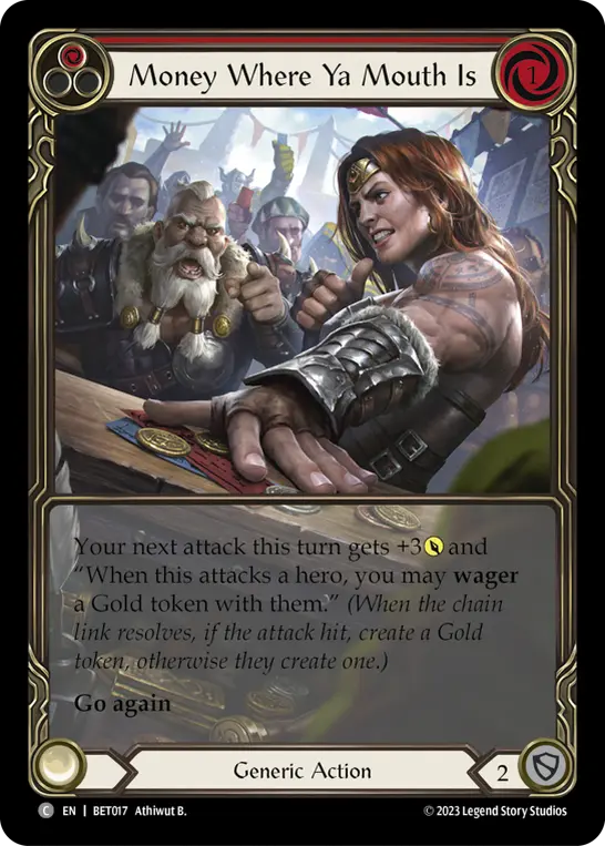 Card: Money Where Ya Mouth Is (red)