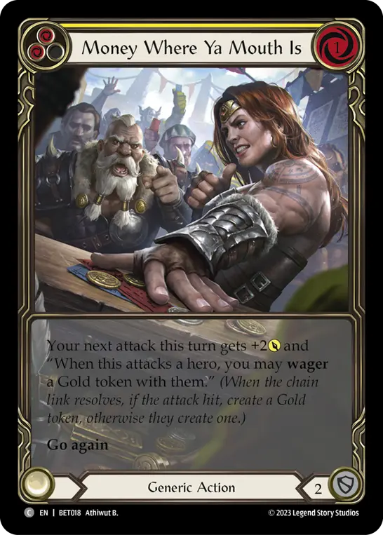 Card: Money Where Ya Mouth Is (yel)
