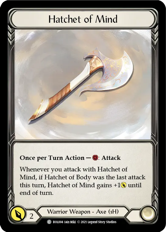 Card: Hatchet of Mind